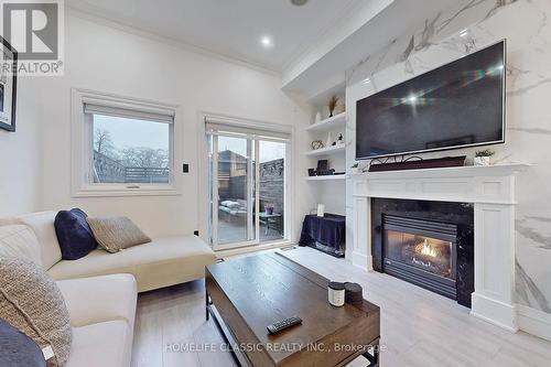 12 Joseph Salsberg Lane, Toronto, ON - Indoor Photo Showing Living Room With Fireplace