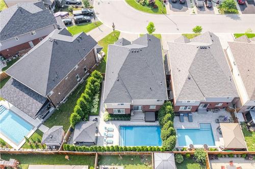 72 Hidden Ridge Crescent, Stoney Creek, ON - Outdoor With In Ground Pool With View