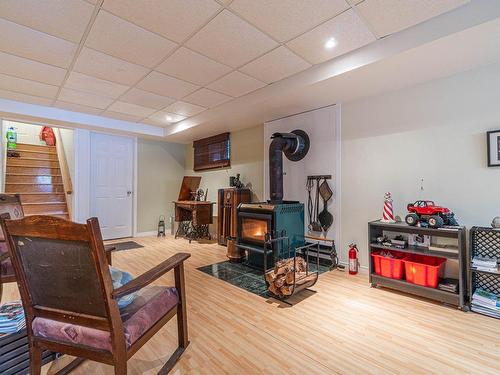 Family room - 2036 Rue St-Joseph, Nominingue, QC - Indoor With Fireplace