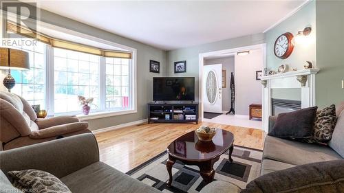 9 Dorena Crescent, Sauble Beach, ON - Indoor Photo Showing Living Room With Fireplace