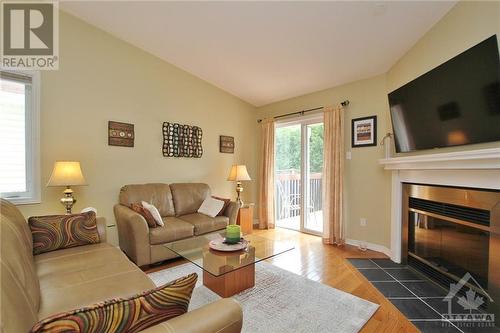 38 Armagh Way, Ottawa, ON - Indoor Photo Showing Living Room With Fireplace