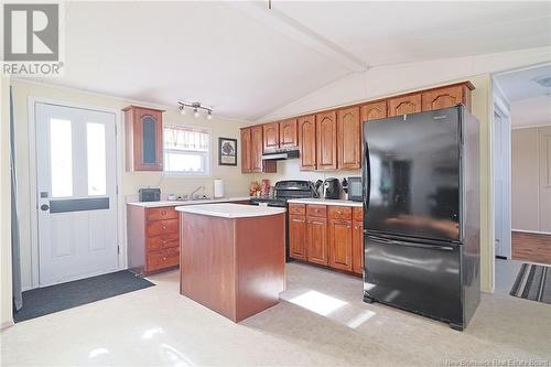 293 Rte 715, Jemseg, NB - Indoor Photo Showing Kitchen With Double Sink