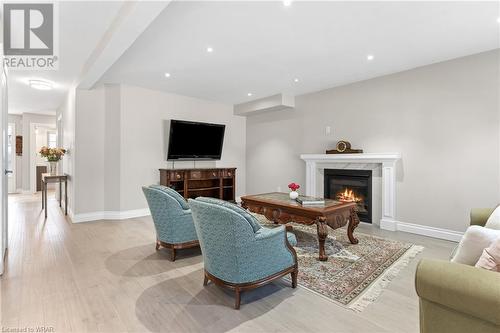 86 Santa Maria Drive, Cambridge, ON - Indoor Photo Showing Living Room With Fireplace