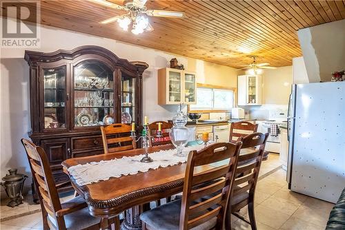 7342 Highway 535 N, Hagar, ON - Indoor Photo Showing Dining Room