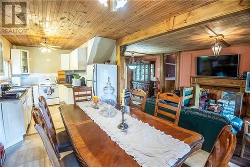 7342 Highway 535 N, Hagar, ON - Indoor Photo Showing Dining Room