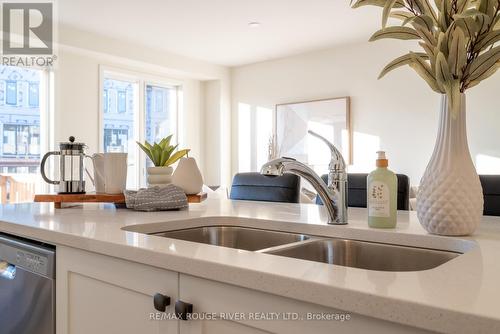 #37 -160 Densmore Rd, Cobourg, ON - Indoor Photo Showing Kitchen With Double Sink