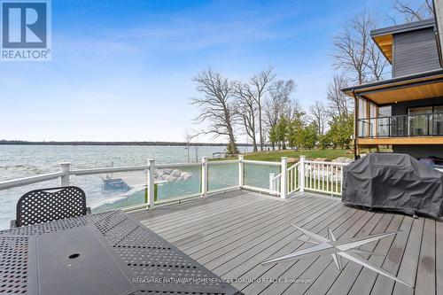 7304 Glen Ellen Drive, Ramara, ON - Outdoor With Body Of Water With Deck Patio Veranda With Exterior