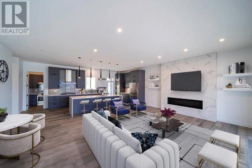 9723 Centrestone Drive, Lake Country, BC - Indoor Photo Showing Living Room