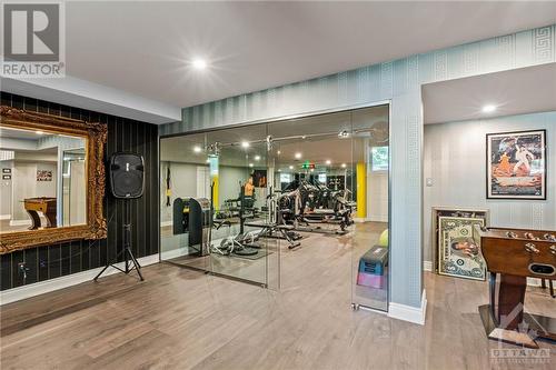5818 Queenscourt Crescent, Ottawa, ON - Indoor Photo Showing Gym Room