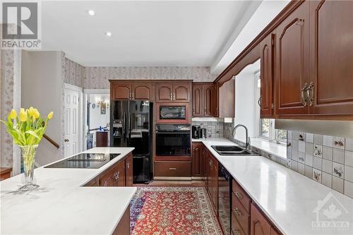 12 Timbercrest Ridge, Ottawa, ON - Indoor Photo Showing Kitchen With Double Sink
