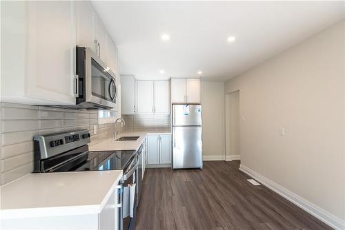 308 Mount Albion Road|Unit #1, Hamilton, ON - Indoor Photo Showing Kitchen With Stainless Steel Kitchen With Double Sink