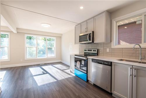 308 Mount Albion Road|Unit #1, Hamilton, ON - Indoor Photo Showing Kitchen With Stainless Steel Kitchen With Double Sink