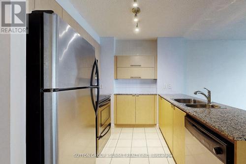 #1008 -11 Brunel Crt, Toronto, ON - Indoor Photo Showing Kitchen With Double Sink