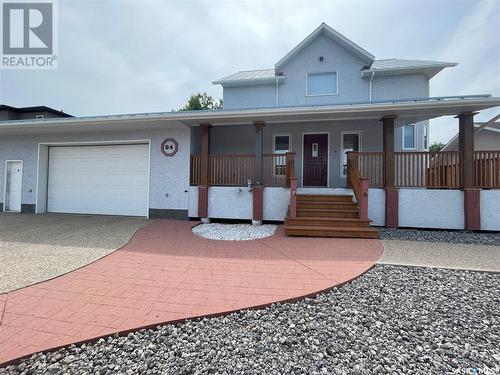 64 Parklane Drive, Yorkton, SK - Outdoor With Deck Patio Veranda With Facade