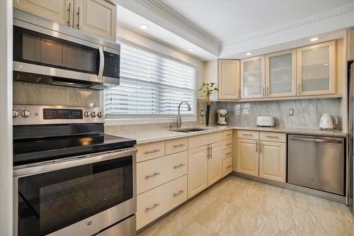2228 Upper Middle Road|Unit #2, Burlington, ON - Indoor Photo Showing Kitchen With Double Sink