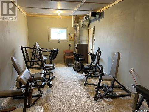 303 Westview Drive, Coronach, SK - Indoor Photo Showing Gym Room