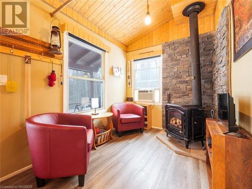 15 3Rd Avenue, South Bruce Peninsula, ON - Indoor With Fireplace