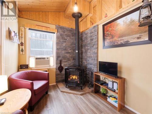 15 3Rd Avenue, South Bruce Peninsula, ON - Indoor Photo Showing Living Room With Fireplace
