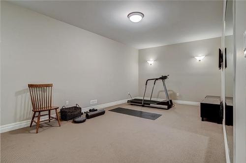1043 Jerseyville Road W, Ancaster, ON - Indoor Photo Showing Gym Room