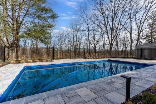 1043 Jerseyville Road W, Ancaster, ON - Outdoor With In Ground Pool With Backyard