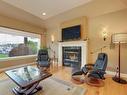 1935 Marina Way, North Saanich, BC  - Indoor Photo Showing Living Room With Fireplace 