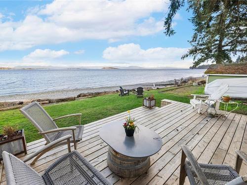 7798 Plover Rd, Lantzville, BC - Outdoor With Body Of Water With Deck Patio Veranda With View