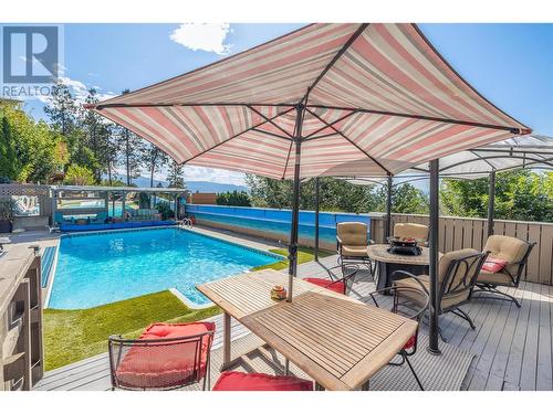 882 Toovey Road, Kelowna, BC - Outdoor With In Ground Pool With Deck Patio Veranda