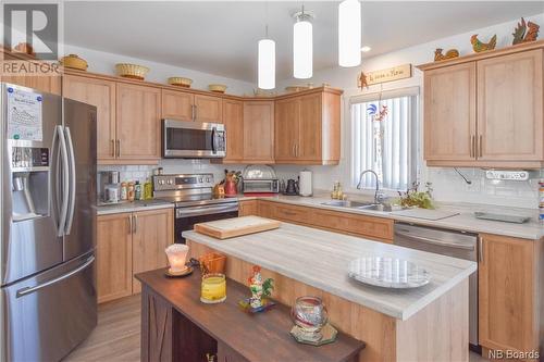 536 Boisjoli Street, Tracadie, NB - Indoor Photo Showing Kitchen With Double Sink
