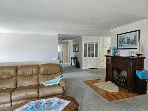 303 Nelson Avenue, Nakusp, BC - Indoor Photo Showing Living Room With Fireplace