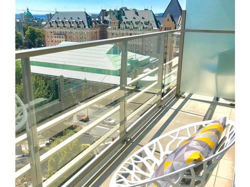 1003-708 Burdett Ave, Victoria, BC - Outdoor With Balcony With View