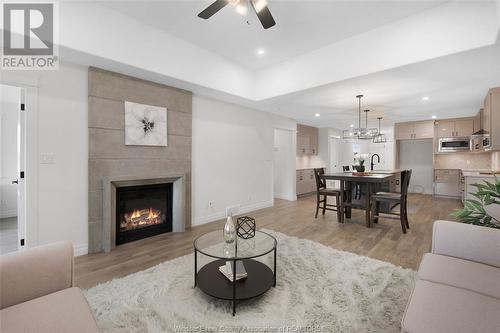 68 Graf Street, Harrow, ON - Indoor Photo Showing Living Room With Fireplace