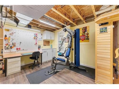 13080 Gibbons Drive, Lake Country, BC - Indoor Photo Showing Gym Room