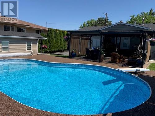 1000 Euclid Road, Kelowna, BC - Outdoor With In Ground Pool With Backyard