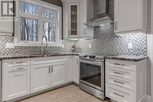 17 Black Creek Trail, Springwater, ON - Indoor Photo Showing Kitchen With Upgraded Kitchen