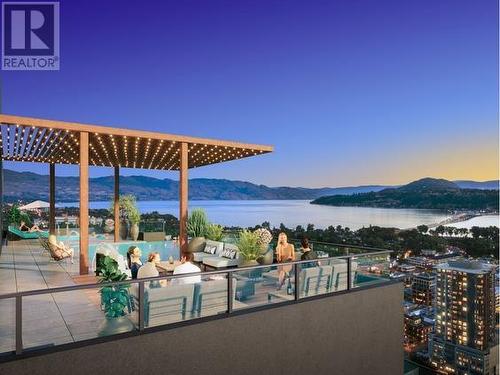 1488 Bertram Street Unit# 2205, Kelowna, BC - Outdoor With Body Of Water With View
