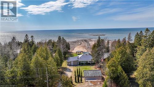 1256 Sunset Drive, South Bruce Peninsula, ON - Outdoor With Body Of Water With View