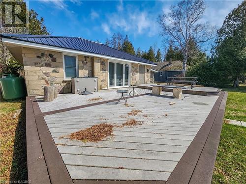 1256 Sunset Drive, South Bruce Peninsula, ON - Outdoor With Deck Patio Veranda