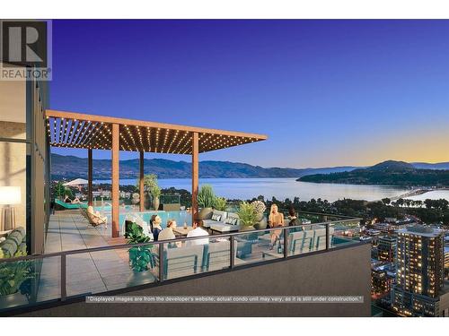 1488 Bertram Street Unit# 805, Kelowna, BC - Outdoor With Body Of Water With View