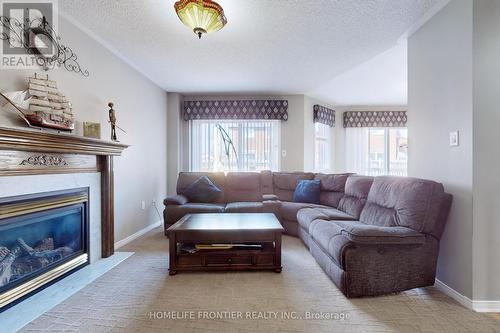 48 Patrick Drive, Barrie, ON - Indoor Photo Showing Living Room With Fireplace