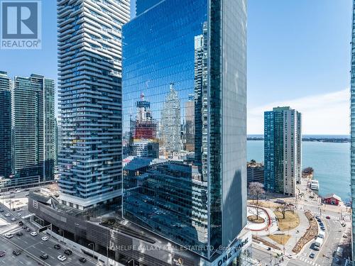 #2202 -14 York St, Toronto, ON - Outdoor With Body Of Water With Facade