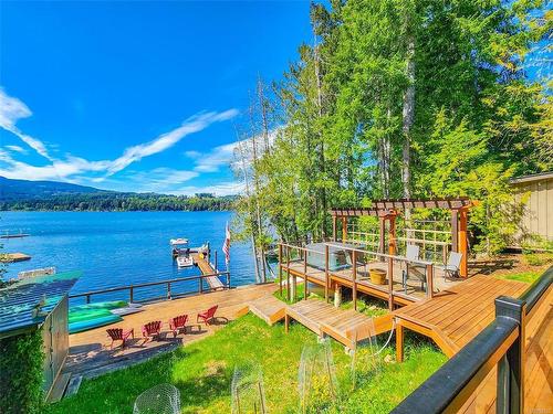 10087 Blower Rd, Port Alberni, BC - Outdoor With Body Of Water With Deck Patio Veranda With View