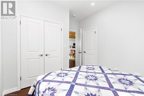 Offering a large closet. - 31 Henwood Street, Stokes Bay, ON - Indoor Photo Showing Bedroom