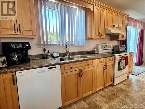 92 Coldbrook Road, Grand Falls, NB - Indoor Photo Showing Kitchen With Double Sink