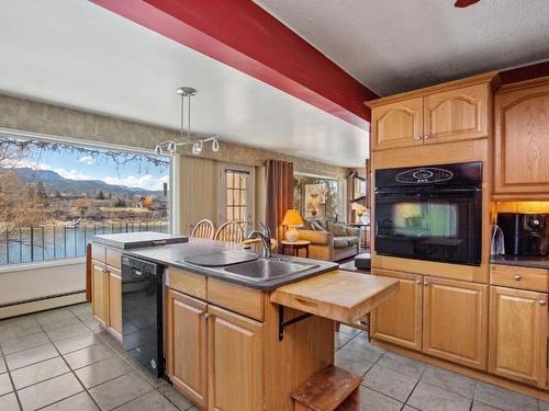3958 River Vista Drive, Kamloops, BC - Indoor Photo Showing Kitchen With Double Sink