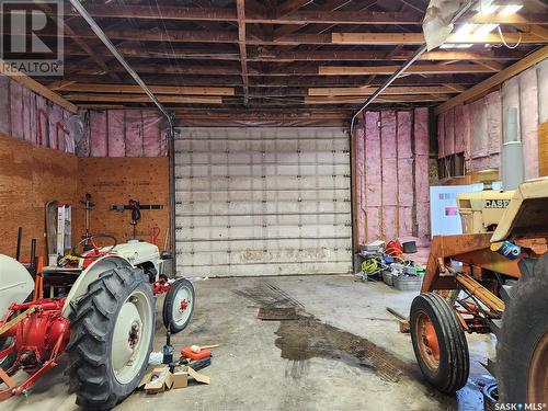 Perrin/Parsons Acreage, Tisdale Rm No. 427, SK - Indoor Photo Showing Garage
