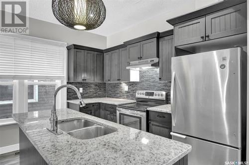 2059 Elphinstone Street, Regina, SK - Indoor Photo Showing Kitchen With Double Sink With Upgraded Kitchen