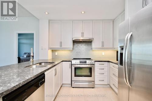 #1304 -37 Ellen St W, Barrie, ON - Indoor Photo Showing Kitchen With Double Sink With Upgraded Kitchen