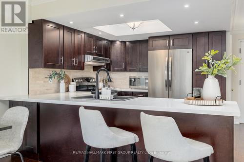 #413 -45 Cumberland Lane, Ajax, ON - Indoor Photo Showing Kitchen With Double Sink With Upgraded Kitchen