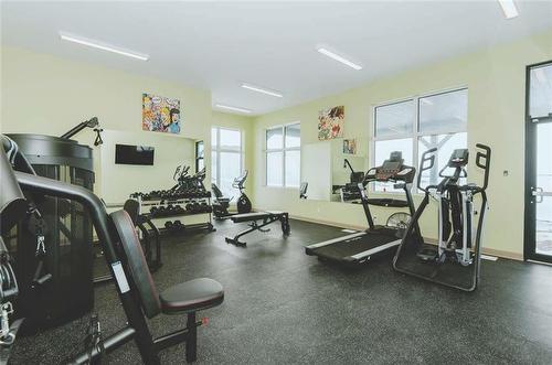 56 Prairie Oaks Drive, Mitchell, MB - Indoor Photo Showing Gym Room