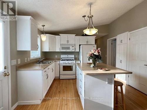 12 Birch St, Greater Napanee, ON - Indoor Photo Showing Kitchen With Double Sink